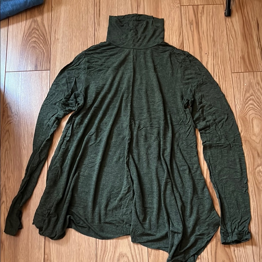Men's Green Turtleneck Sweater